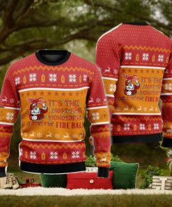 It’s Time For Fireball Whiskey 3D Ugly Christmas Sweater Men And Women Christmas Gift
