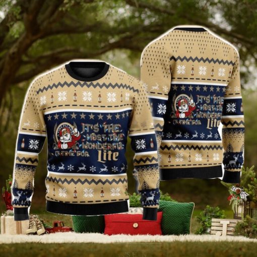 It’s Time For Miller Lite 3D Ugly Christmas Sweater Men And Women Christmas Gift