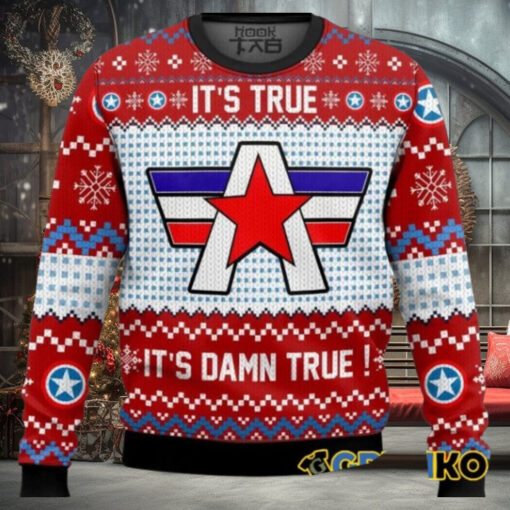 It’s True, It’s Damn True Kurt Angle Ugly Sweater