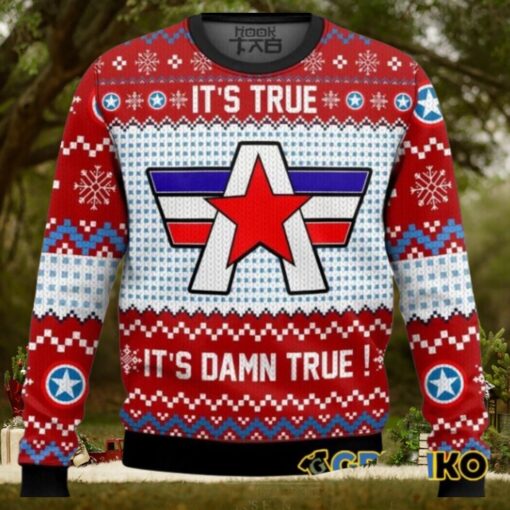 It’s True, It’s Damn True Kurt Angle Ugly Sweater