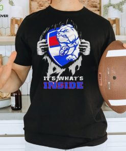 It’s What’s Inside Western Bulldogs T Shirt