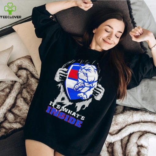 It’s What’s Inside Western Bulldogs T Shirt