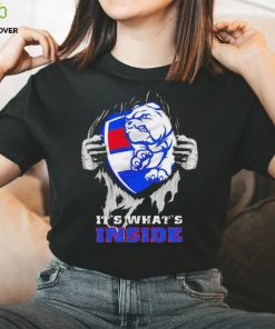 It’s What’s Inside Western Bulldogs T Shirt