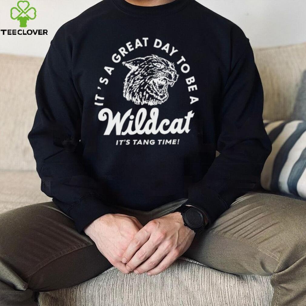 It’s a great Day to be a Wildcat it’s Tang Time logo shirt It’s a great Day to be a Wildcat it’s Tang Time logo shirt