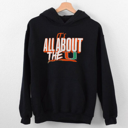 It’s all about the Miami Hurricanes field win hoodie, sweater, longsleeve, shirt v-neck, t-shirt