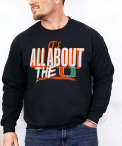 It’s all about the Miami Hurricanes field win hoodie, sweater, longsleeve, shirt v-neck, t-shirt