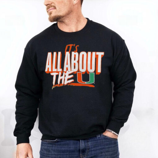 It’s all about the Miami Hurricanes field win hoodie, sweater, longsleeve, shirt v-neck, t-shirt