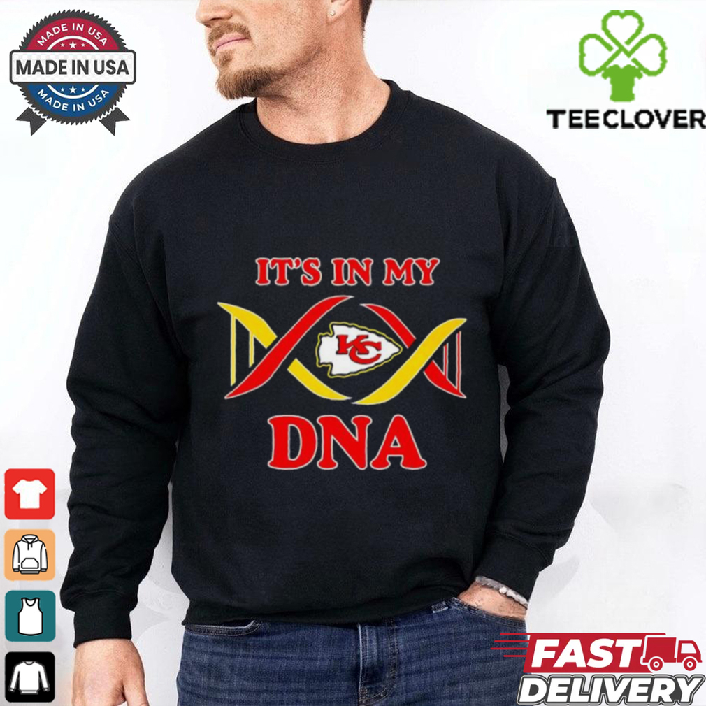 It’s in my Kansas City Chiefs DNA t shirt It’s in my Kansas City Chiefs DNA t shirt