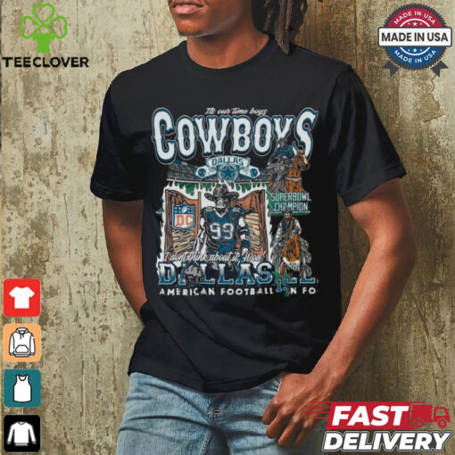 Its our time boys cowboys dallas american football champion shirt