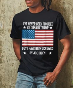 I’ve Never Been Fondled By Donald Trump But Screwed By Biden T Shirt 1 I’ve Never Been Fondled By Donald Trump But Screwed By Biden T Shirt