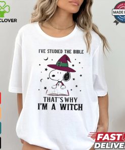 I’ve Studied The Bible That’s Why I’M A Witch Snoopy T Shirt