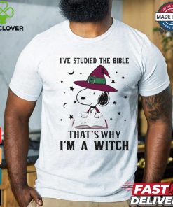 I’ve Studied The Bible That’s Why I’M A Witch Snoopy T Shirt