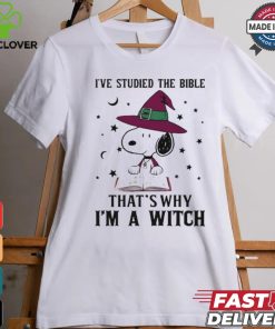 I’ve Studied The Bible That’s Why I’M A Witch Snoopy T Shirt