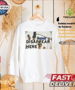 Ivy Wolktress Wearing Disappear Here T shirt