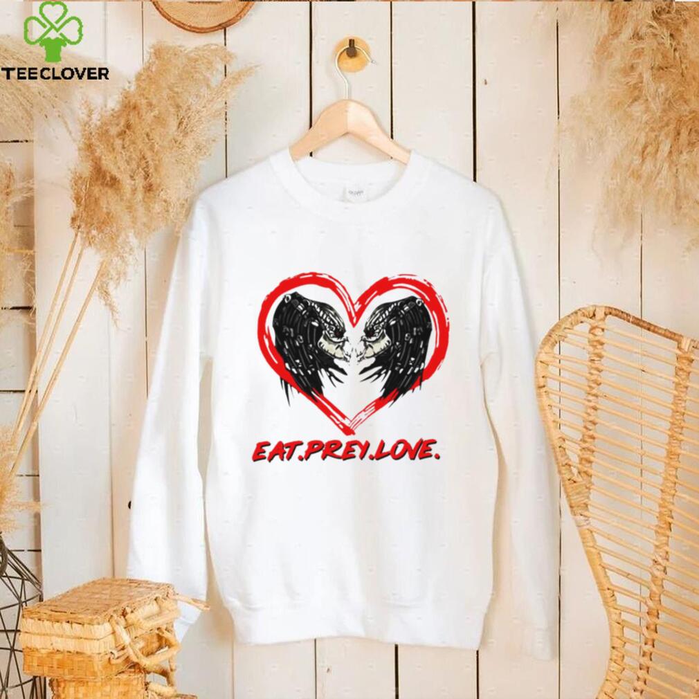 Predator eat prey love shirt Predator eat prey love shirt