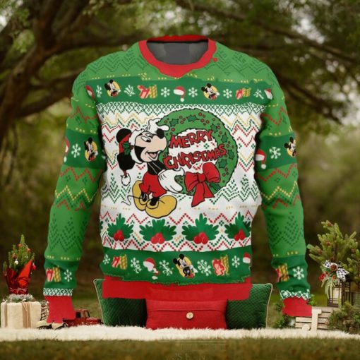 Mickey Mouse Merry Disney Ugly Christmas Sweater Holiday For Men And Women