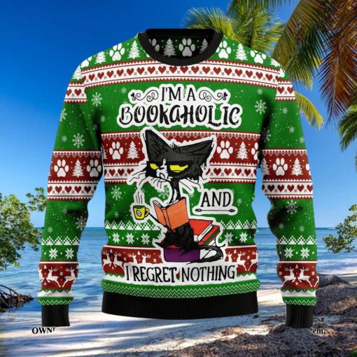 I‘m A Bookaholic Christmas Ugly Xmas Wool Knitted Sweater