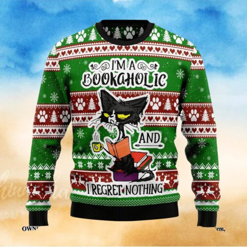 I‘m A Bookaholic Christmas Ugly Xmas Wool Knitted Sweater