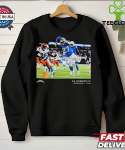 J.K. Dobbins 27 November 17 Los Angeles Chargers NFL Flash Features Week 11 T Shirt