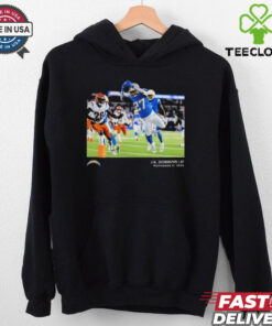 J.K. Dobbins 27 November 17 Los Angeles Chargers NFL Flash Features Week 11 T Shirt