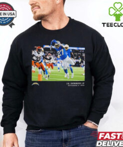 J.K. Dobbins 27 November 17 Los Angeles Chargers NFL Flash Features Week 11 T Shirt