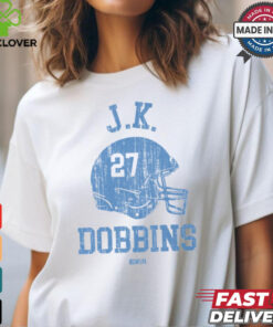 J.K. Dobbins Los Angeles C Helmet shirt