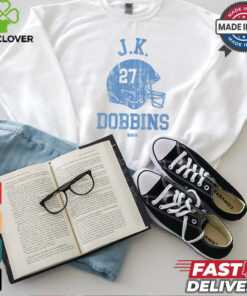 J.K. Dobbins Los Angeles C Helmet shirt