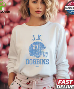 J.K. Dobbins Los Angeles C Helmet shirt