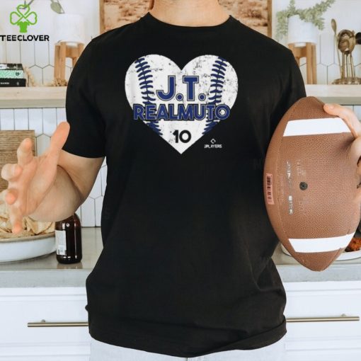 J.T. Realmuto 10 Heart Baseball T Shirt