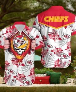 NFL Kansas City Chiefs Skull Hawaiian Shirt