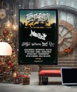 Tons Of Rock Event Judas Priest Parkway Drivf Satiricon Abbath Immortal In Oslo Norway June 2024 Home Decor Poster Canvas
