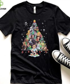 Star War Tree Christmas Chibi Character Shirt