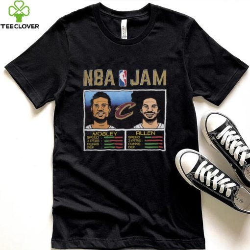 NBA Jam Cavs Mobley And Allen T Shirt