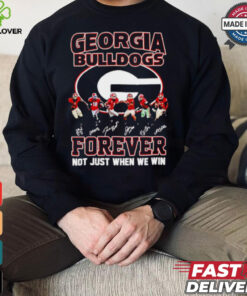 Georgia Bulldogs forever not just when we win shirt 3 Georgia Bulldogs forever not just when we win shirt