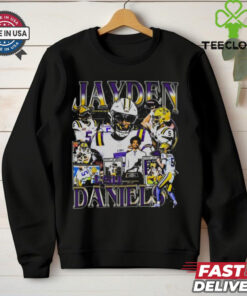 JAYDEN DANIELS TEE, America football T shirt