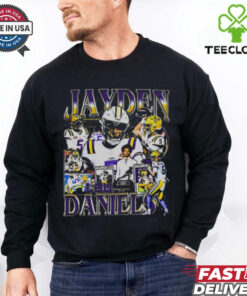 JAYDEN DANIELS TEE, America football T shirt