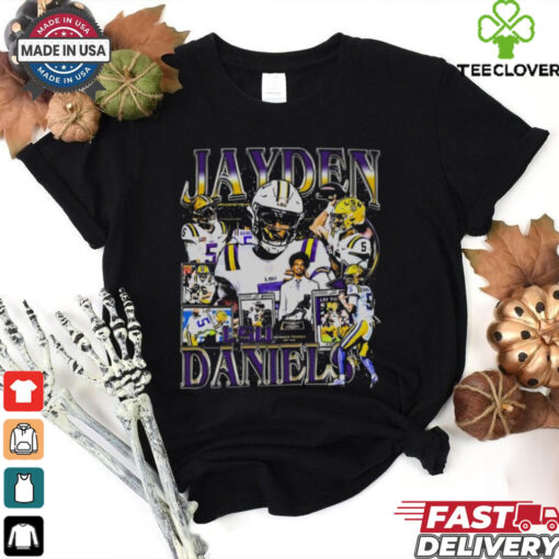 JAYDEN DANIELS TEE, America football T shirt