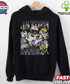 JAYDEN DANIELS TEE, America football T shirt