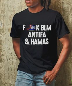 Official Fuck BLM Antifa And Hamas I Support For Israel T Shirt