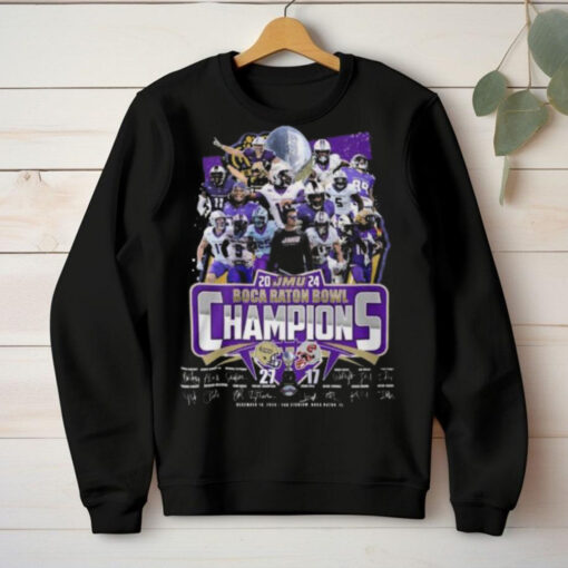 JMU 2024 Boca Raton Bowl Champions Limited 2D T Shirt