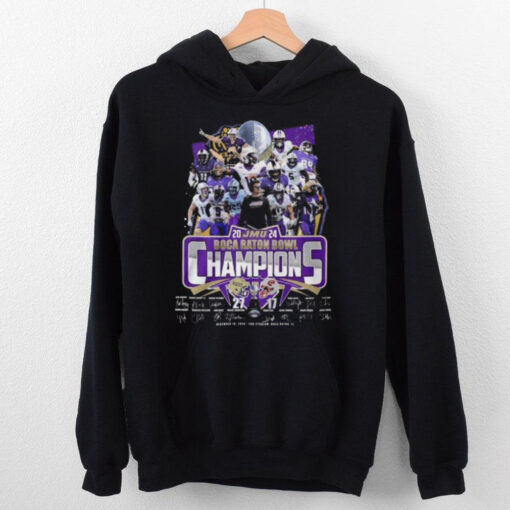 JMU 2024 Boca Raton Bowl Champions Limited 2D T Shirt