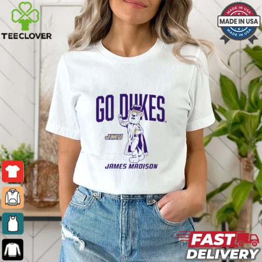 JMU Football Go Dukes Mascot Shirt