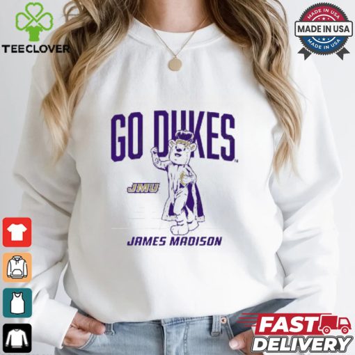 JMU Football Go Dukes Mascot Shirt