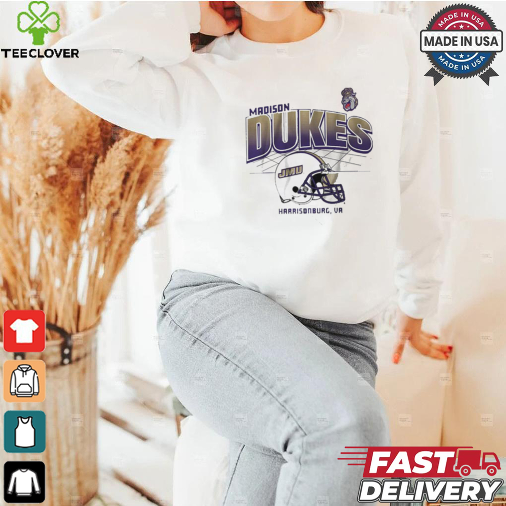 JMU Football Helmet Grid Harrisonburg, Va T Shirt JMU Football Helmet Grid Harrisonburg, Va T Shirt