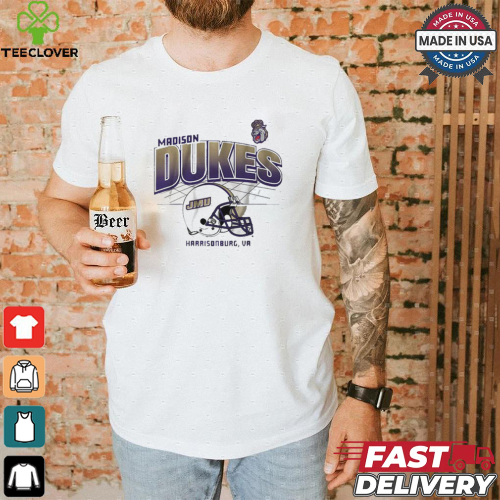 JMU Football Helmet Grid Harrisonburg, Va T Shirt JMU Football Helmet Grid Harrisonburg, Va T Shirt
