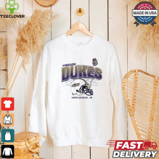 JMU Football Helmet Grid Harrisonburg, Va T Shirt