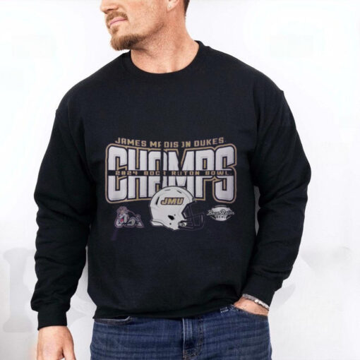 JMU Football x Boca Raton Bowl Champions 2024 Shirt