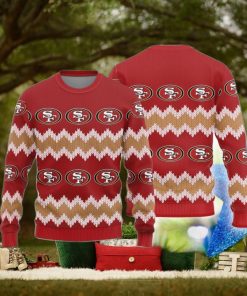 San Francisco 49ers Logo Knitted Pattern Ugly Christmas Sweater