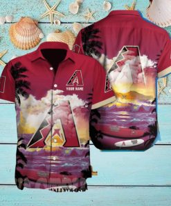 Arizona Diamondbacks MLB Custom Full Printing Unisex Hawaiian Shirt