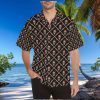 Skull Roses Bone Design Themed Print Hawaiian Shirt